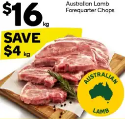 Woolworths Australian Lamb Forequarter Chops offer