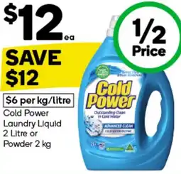 Woolworths Cold Power Laundry Liquid offer