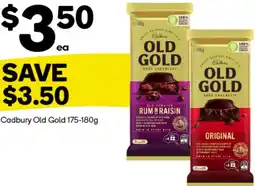 Woolworths Cadbury Old Gold offer