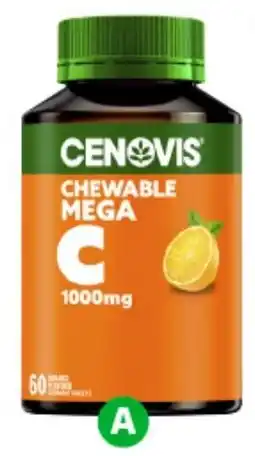 Woolworths Cenovis Chewable Tablets Mega C offer