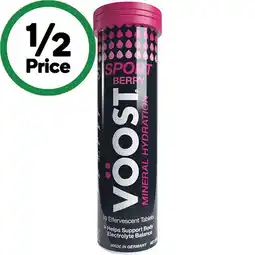 Woolworths Voost Effervescent Tablets Pk 10 offer