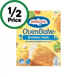 Woolworths Birds Eye Oven Bake Fish 425g – From the Freezer offer