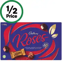 Woolworths Cadbury Roses 420g offer