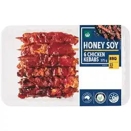 Woolworths Woolworths Marinated Kebabs with RSPCA Approved Chicken 375g Pk 6 offer