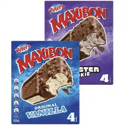 Woolworths Peters Maxibon 560ml Pk 4 offer