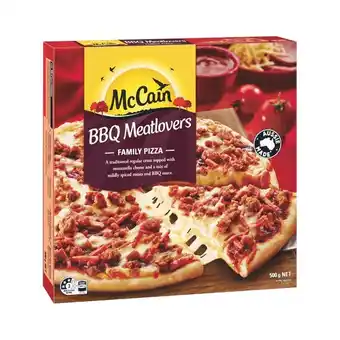 Woolworths McCain Family Pizza 490-500g offer