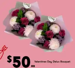 Drakes Valentines Day Delux Bouquet offer