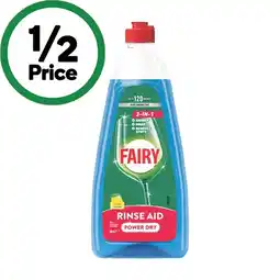 Woolworths Fairy Power Dry Rinse Aid 360ml offer