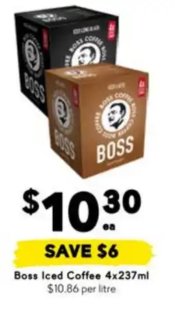 Drakes Boss Iced Coffee offer