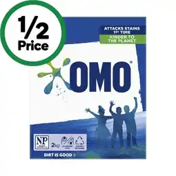 Woolworths OMO Active or Sensitive Laundry Powder 2 kg offer