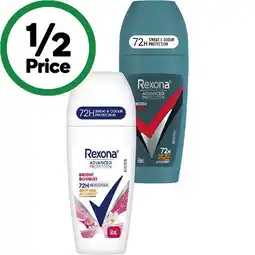 Woolworths Rexona Roll On Deodorant 50ml offer