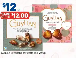 Foodland Guylian Seashells or Hearts offer