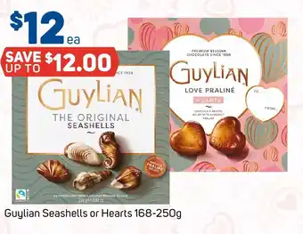 Foodland Guylian Seashells or Hearts offer