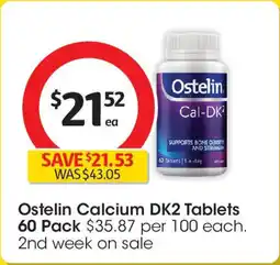 Coles Ostelin Calcium DK2 Tablets offer