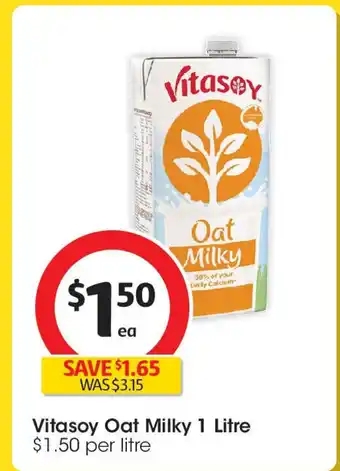 Coles Vitasoy Oat Milky offer