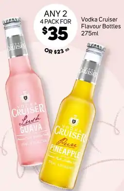 Foodland Vodka Cruiser Flavour Bottles offer