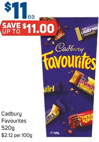 Foodland Cadbury Favourites offer