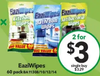 Cheap as Chips EaziWipes offer