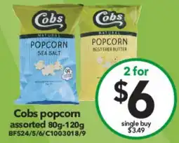 Cheap as Chips Cobs popcorn Assorted offer