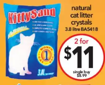 Cheap as Chips natural cat litter crystals offer