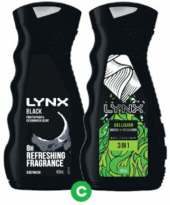 Woolworths Lynx Shower Gel 400ml offer