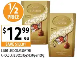 Supabarn Lindt lindor assorted offer