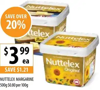 Supabarn Nuttelex margarine offer