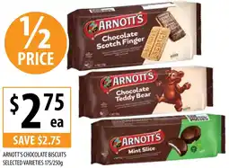 Supabarn Arnott's chocolate biscuits offer