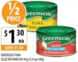 Supabarn Greenseas tuna offer