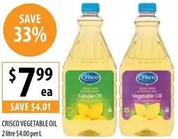 Supabarn Crisco vegetable oil offer