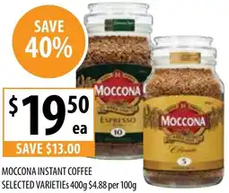 Supabarn Moccona instant coffee offer