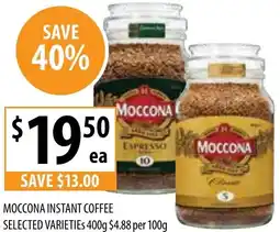 Supabarn Moccona instant coffee offer