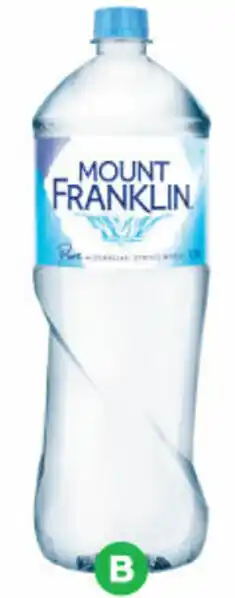 Woolworths Mount Franklin Spring Water 1.5 Litre offer