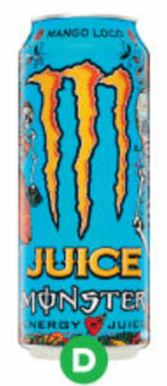 Woolworths Monster Energy Drink Single Can 500ml offer