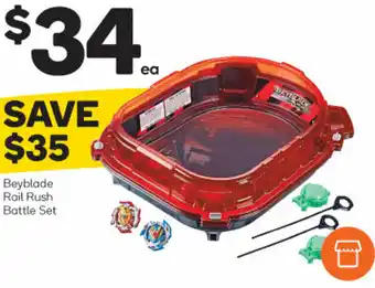 Beyblade Rail Rush Battle Set