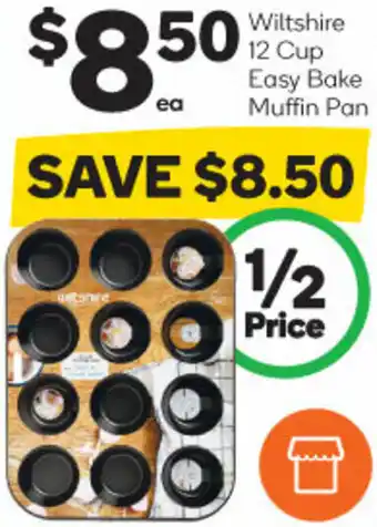 Woolworths Wiltshire 12 Cup Easy Bake Muffin Pan offer