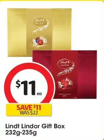 Coles Lindt Lindor Gift Box offer