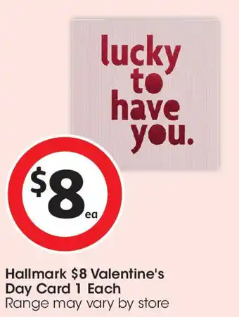 Coles Hallmark Valentine's Day Card offer