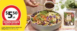 Coles Coles Kitchen Asian Salad Kit offer