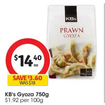 Coles KB's Gyoza offer