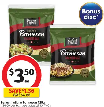 Coles Perfect Italiano Parmesan offer