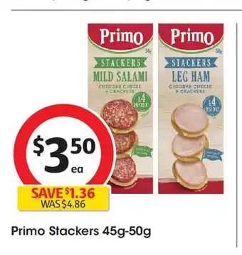 Coles Primo Stackers offer