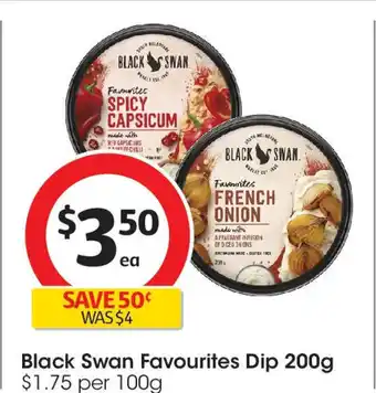 Coles Black Swan Favourites Dip offer