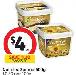 Coles Nuttelex Spread offer