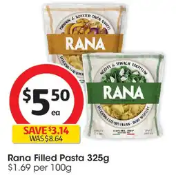 Coles Rana Filled Pasta offer
