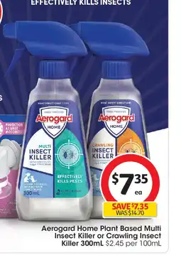 Coles Aerogard Home Plant Based Multi Insect Killer or Crawling Insect Killer offer