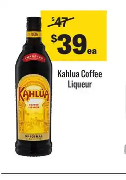 Coles Kahlua Coffee Liqueur offer