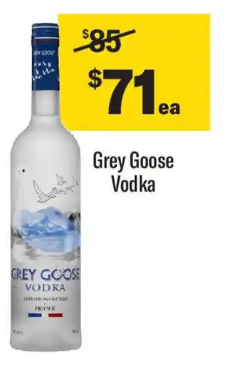 Coles Grey Goose Vodka offer