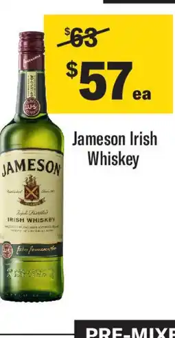 Coles Jameson Irish Whiskey offer