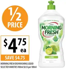 Supabarn Morning fresh dishwashing liquid offer